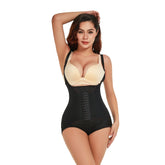 Body Shaping Small Shoulder Strap Jumpsuit Belly Contracting Chest Support Corset Buckle Cinched Bodycon Slimming